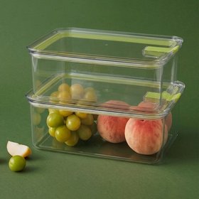 [1+1] 뚜껑까지 올트라이탄 원터치 밀폐용기 3.5L 2개 세트