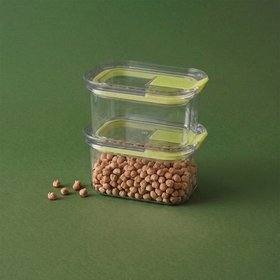 [1+1] 뚜껑까지 올트라이탄 원터치 밀폐용기 450ml 2개 세트