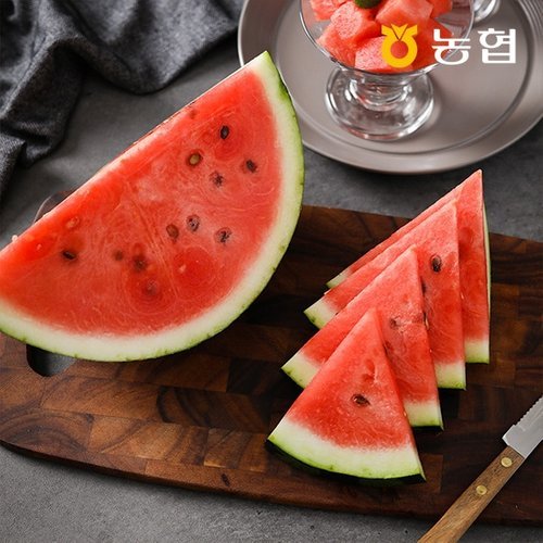 [자연맛남][자연맛남] 농협선별 꿀맛남 부여 수박 1통 (9kg이상)
