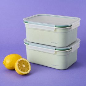 [1+1]마이크로 레디 스텐밀폐용기 3.2L