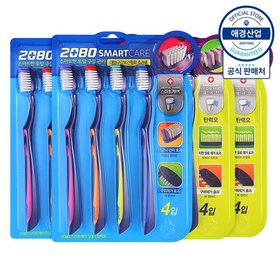 2080 스마트케어 칫솔 4개입 ,4개