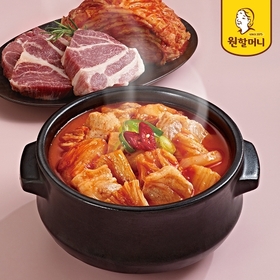 원할머니 부드러운 고기 듬뿍 김치찌개 500g x 5팩