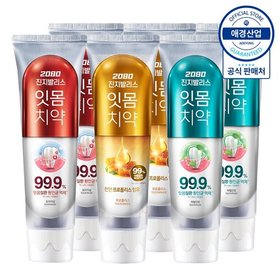 2080 진지발리스 치약 120g ,6개