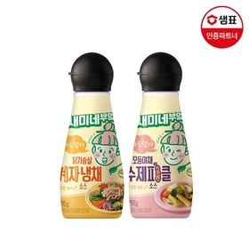 샘표 새미네부엌 요리소스 2종 3병 기획 /겨자냉채/피클