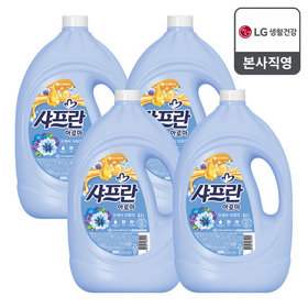 샤프란 아로마 섬유유연제 프레쉬 아로마 3.1L x 4개