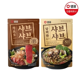 샘표 샤브샤브 육수 200g X4팩 /밀푀유/즉석국/양념