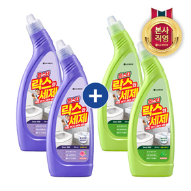 홈스타 락스와세제 750ml X 4개(후로랄파인2+허벌시트러스2)