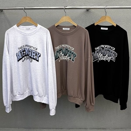 아이우먼 빅사이즈티 X113L601 오브메모리오버맨투맨 SE_P416405054