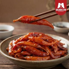 밥도둑 매콤 아삭한 고추절임 500g