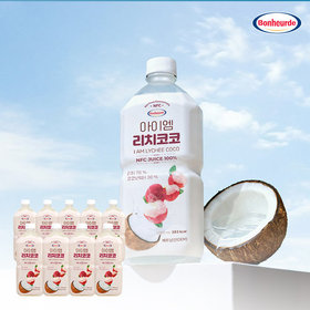 [보넬드 ][100 NFC 착즙] 보넬드 아이엠 리치코코 주스 즙 1L 9개