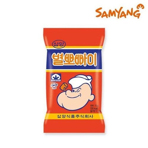 셀러허브 1 [XB83H3L1_48]삼양식품 별뽀빠이 x 4입 간식 과자 중국과자