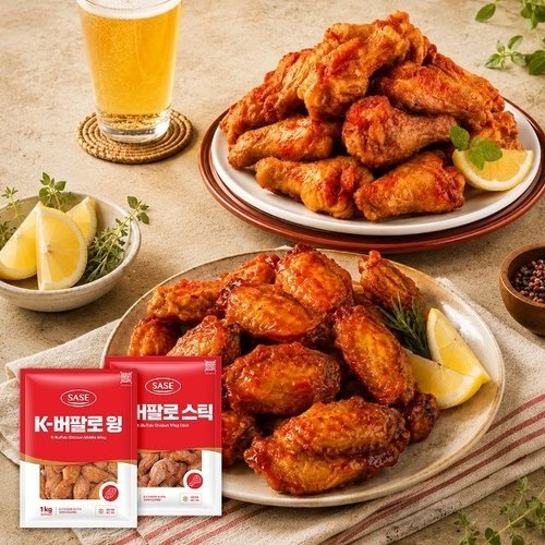 패션플러스 [더블유쇼핑] 사세 K-버팔로스틱 1kg 1개   K-버팔로윙 1kg 1개26586283595096