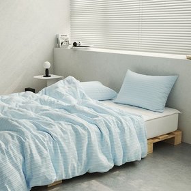 아망떼 드림웰 알러지케어 스트라이프 차렵이불 Q 6color