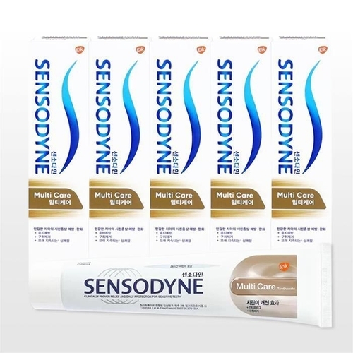 패션플러스 [그로미스] 센소다인 멀티케어 치약100g 5개 (28424322)