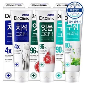2080 닥터크리닉 치약 140g ,5개