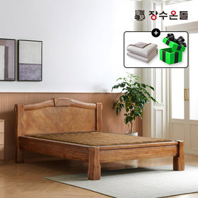 장수온돌 자담 황토볼확장형 황토온열 건강침대 퀸침대