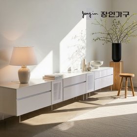 무와 E0등급 하이그로시 3000 거실장 세트 (1200거실장,1800거실장)