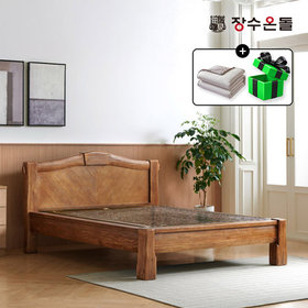 장수온돌 자담 칠보석 돌침대 온열 건강침대 퀸침대