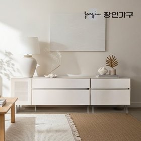 무와 E0등급 하이그로시 1800 거실장 세트 (1200거실장,600서랍협탁)
