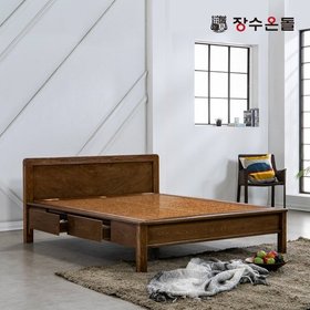 장수온돌 동백 홍맥반석 돌침대 온열 건강침대 퀸침대