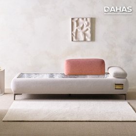 장수돌침대 다하스 SF1010 루안 샤인스톤 패브릭 데이베드 돌소파(세미옵션)