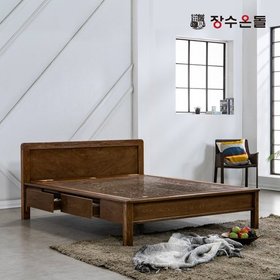 장수온돌 동백 칠보석 돌침대 온열 건강침대 퀸침대