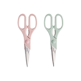 [본사][1+1]컬러풀 주방가위 22cm 2P 핑크/민트
