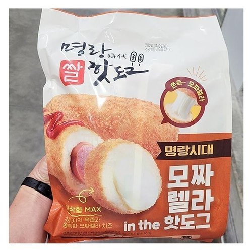 셀러허브 식품 명랑시대 모짜렐라 인더 핫도그 85g x 10개입 55324