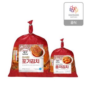 [종가] 아삭한포기김치 4.4kg+총각1.4kg
