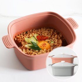 1+1 국내생산 실리콘 다용도 사각 멀티쿠커/찜기-대 (1,480ml+1,480ml)