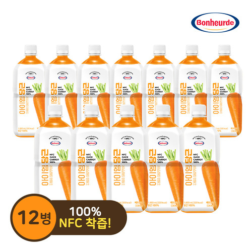 보넬드  아이엠 당근주스 12병 (1,000ml*12병)