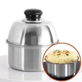 국내산 통3중(3Ply) 스테인레스 인덕션(IH) 폭탄 계란찜기(900ml)+전용 뚜껑!