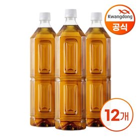 광동 옥수수수염차 무라벨 1.5L X 12병 (무/유라벨 랜덤발송)