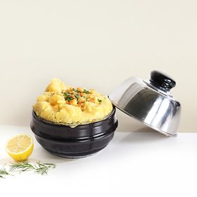 국내산 폭탄 계란찜기(중)+전용 뚜껑 / 2~3인 추천!