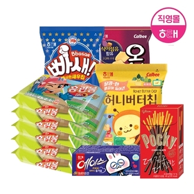 홈런볼 5개+인기과자 5개 골라담기 (총 10개)