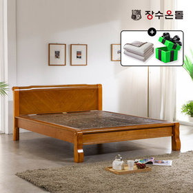 장수온돌 온재 칠보석 돌침대 온열 건강침대 퀸침대