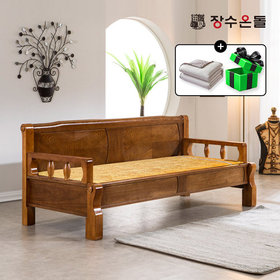장수온돌 온재 황토볼확장형 스프링보료 황토온열 카우치 건강소파