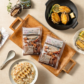 손질전복 살로만 3p x 7세트(총 21미 / 팩당 80g)