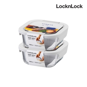 [본사][1+1] 탑클라스 실리콘 정사각 500ml 총2P