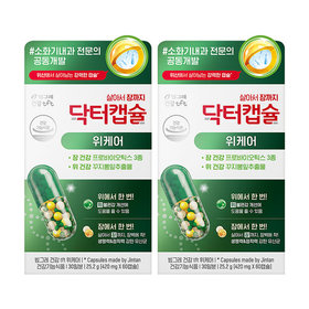 빙그레 닥터캡슐 위케어 마이크로캡슐 유산균 60캡슐 /30일분 2개