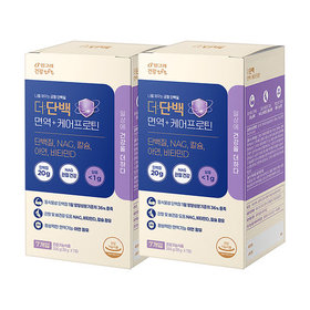 빙그레 더단백 면역+케어프로틴 곡물맛 7포 x 2개 /단백질쉐이크