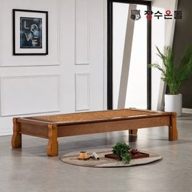 장수온돌 H100 평상형 홍맥반석 돌소파 온열카우치 건강소파