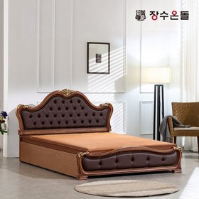 장수온돌 로얄엔틱 황토볼확장형 포켓스프링보료 황토온열 건강침대 퀸침대