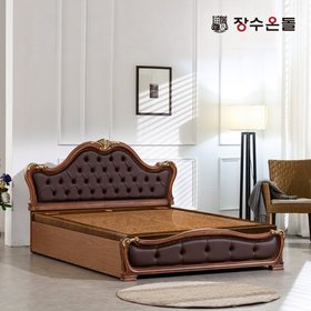 장수온돌 로얄엔틱 홍맥반석 돌침대 온열 건강침대 퀸침대