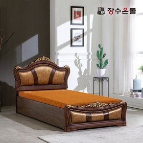 장수온돌 로얄크라운 황토볼확장형 포켓스프링보료 흙침대 황토볼 온열침대 싱글침대