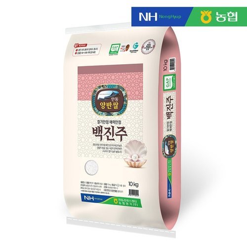 더조은푸드 농협양곡 당일도정 안동 백진주쌀, 10kg...