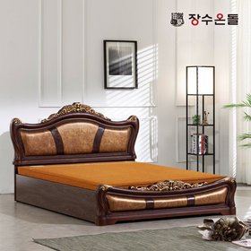 장수온돌 로얄크라운 황토볼확장형 포켓스프링보료 황토온열 건강침대 퀸침대