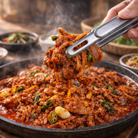 [HACCP인증] 국내산 오리 고추장 주물럭 불고기 1kg 몸보신 가정용 캠핑 술안주