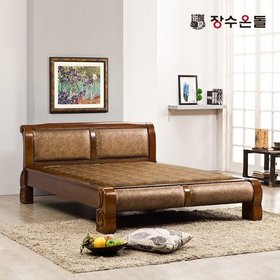장수온돌 다리오 황토볼확장형 황토온열 건강침대 퀸침대