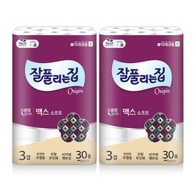 [비밀특가] 맥스 소프트 화장지 30m x 30롤 x 2팩